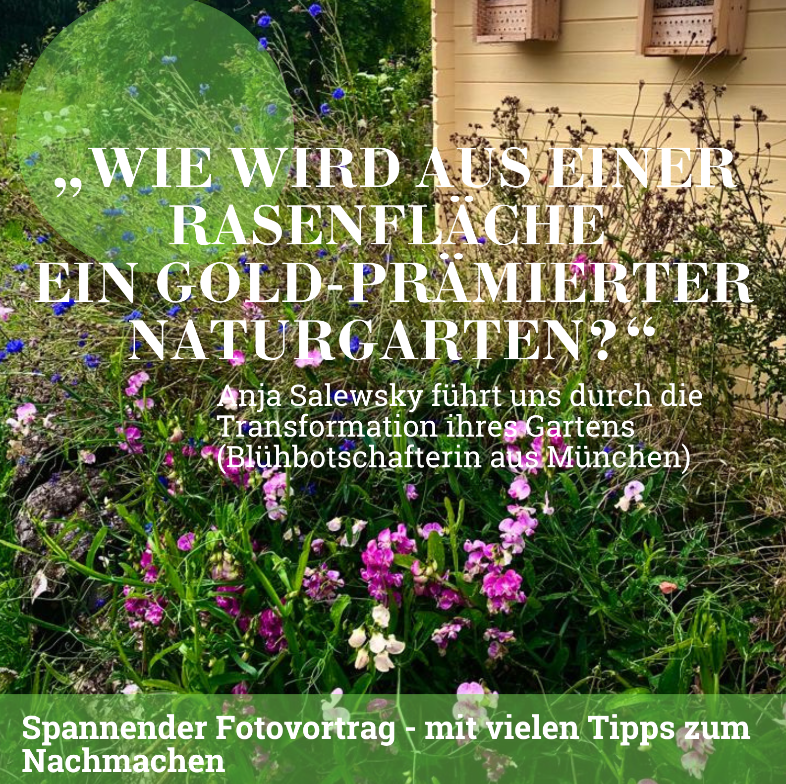 “Von einer Thujen- & Kirschlorbeerwüste zum prämierten Naturgarten”