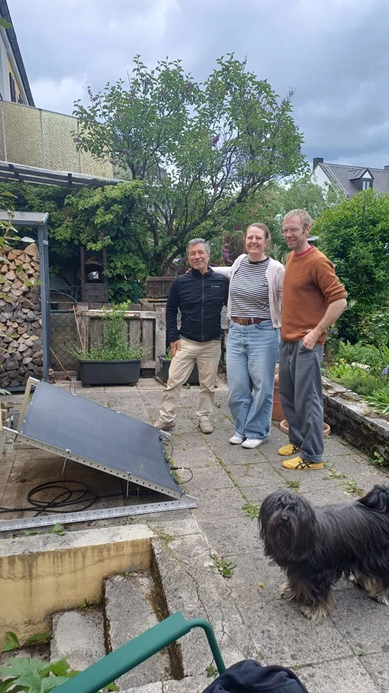 Installation eines Steckersolatgeräts in Sendling/ WP
