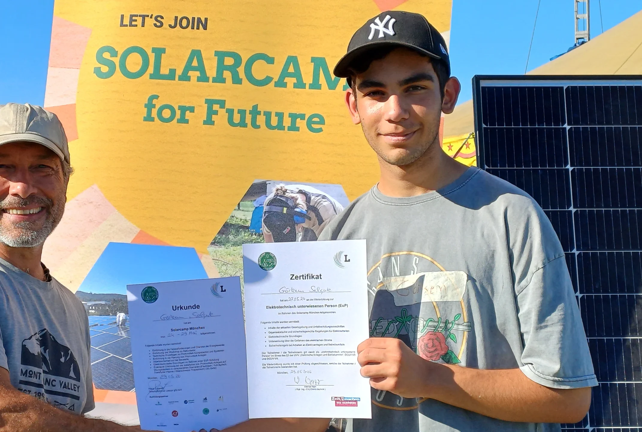 Görkem, Teilnehmer am Solarcamp 2026