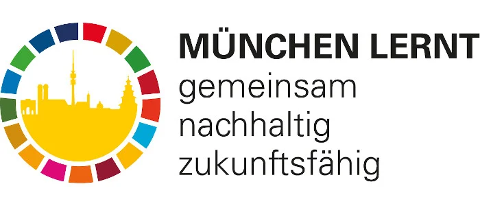 Logo Muenchen Lernt Nachhaltigkeit Logo „München lernt gemeinsam nachhaltig zukunftsfähig“